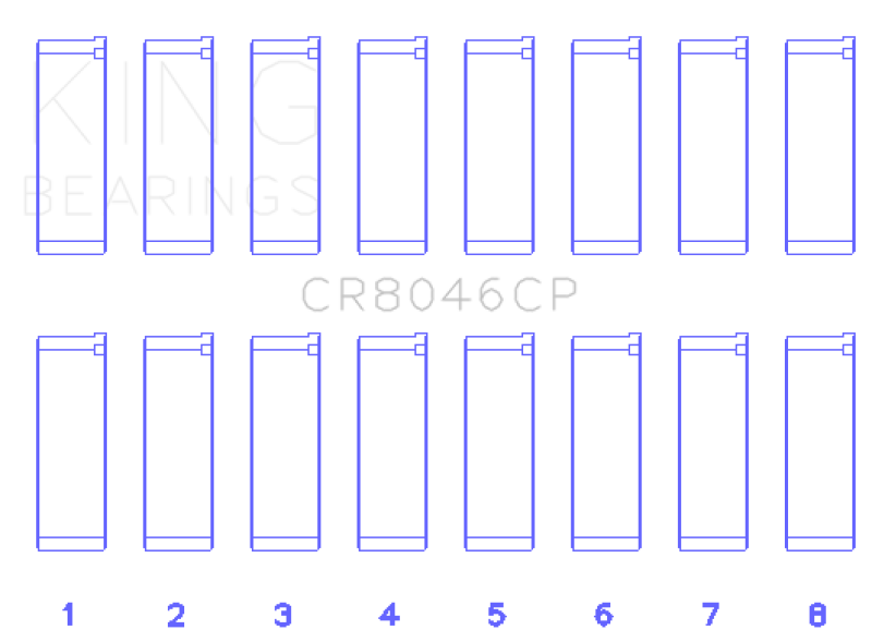 King Engine Bearings Porsche M 48.00/M 48.50 (Size +0.50mm) Connecting Rod Bearing Set King Engine Bearings Porsche M 48.00/M 48.50 (Size +0.50mm) Connecting Rod Bearing Set