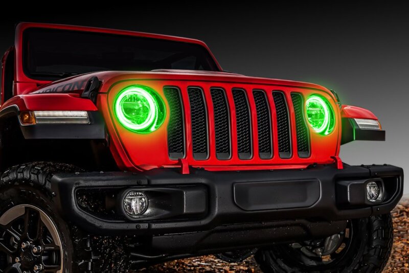 ORACLE Lighting Jeep Wrangler JL/Gladiator JT LED Surface Mount Headlight Halo Kit SEE WARRANTY ORACLE Lighting Jeep Wrangler JL/Gladiator JT LED Surface Mount Headlight Halo Kit SEE WARRANTY