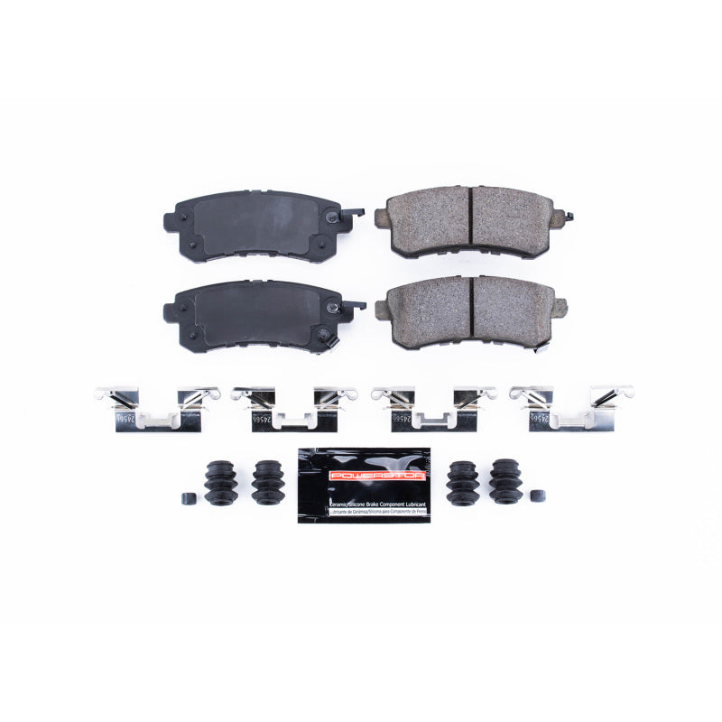 Power Stop 11-13 Infiniti QX56 Rear Z23 Evolution Sport Brake Pads w/Hardware Power Stop 11-13 Infiniti QX56 Rear Z23 Evolution Sport Brake Pads w/Hardware