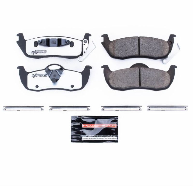 Power Stop 06-10 Jeep Commander Rear Z26 Extreme Street Brake Pads w/Hardware Power Stop 06-10 Jeep Commander Rear Z26 Extreme Street Brake Pads w/Hardware