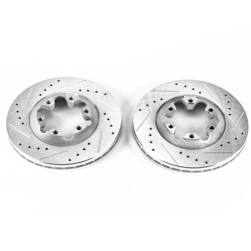 Power Stop 04-08 Chevrolet Colorado Front Evolution Drilled & Slotted Rotors - Pair Power Stop 04-08 Chevrolet Colorado Front Evolution Drilled & Slotted Rotors - Pair