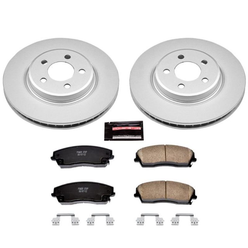 Power Stop 05-19 Chrysler 300 Front Z17 Evolution Geomet Coated Brake Kit Power Stop 05-19 Chrysler 300 Front Z17 Evolution Geomet Coated Brake Kit