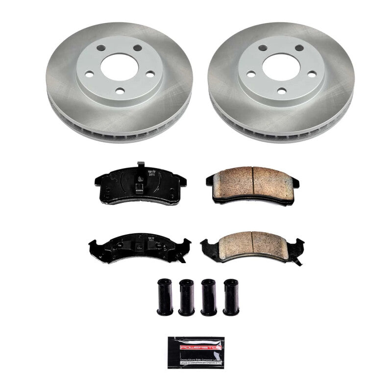 Power Stop 92-93 Pontiac Trans Sport Front Semi-Coated Rotor Kit Power Stop 92-93 Pontiac Trans Sport Front Semi-Coated Rotor Kit