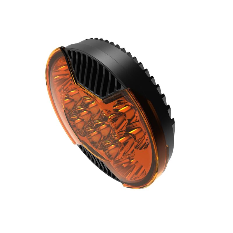 KC HiLiTES SlimLite 8in. LED Light Shield (Shield Only) - Amber KC HiLiTES SlimLite 8in. LED Light Shield (Shield Only) - Amber