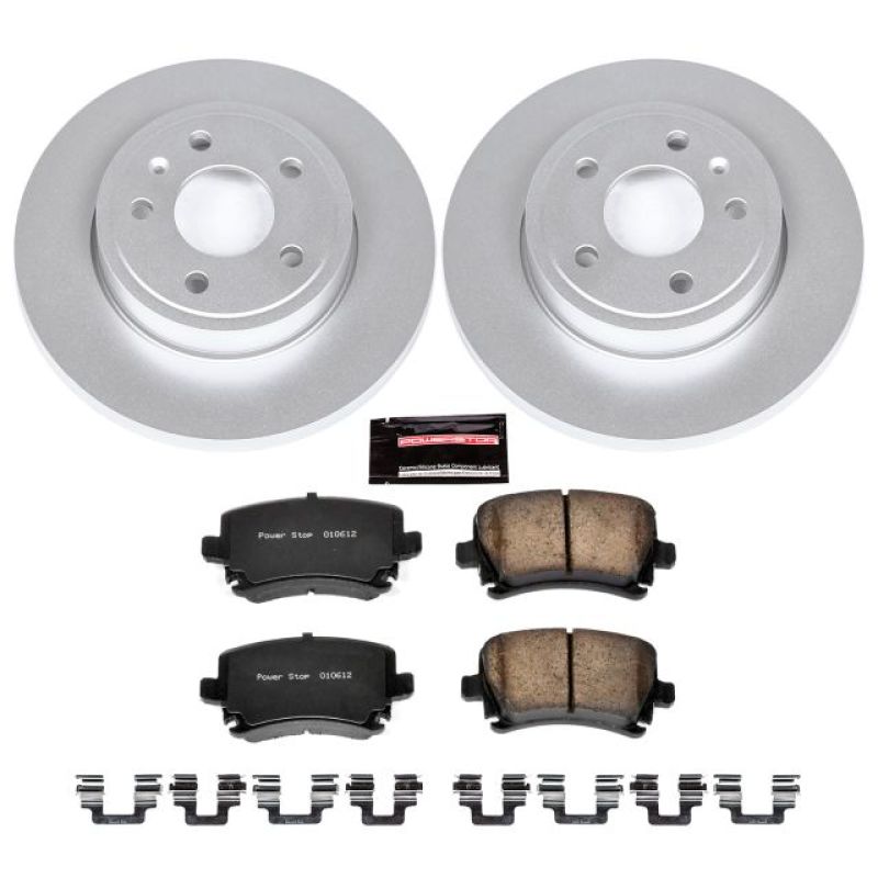 Power Stop 05-09 Audi A4 Rear Z23 Evolution Sport Coated Brake Kit Power Stop 05-09 Audi A4 Rear Z23 Evolution Sport Coated Brake Kit