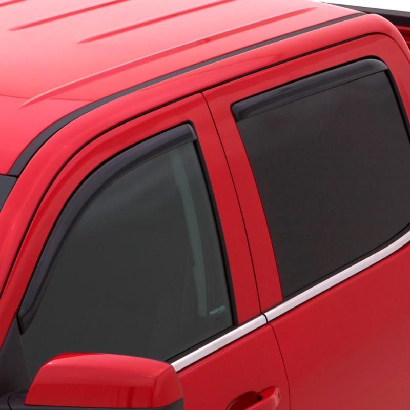 AVS 08-14 Jeep Liberty Ventvisor In-Channel Front & Rear Window Deflectors 4pc - Smoke AVS 08-14 Jeep Liberty Ventvisor In-Channel Front & Rear Window Deflectors 4pc - Smoke