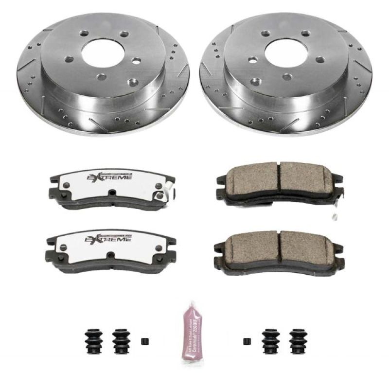 Power Stop 02-07 Buick Rendezvous Rear Z26 Street Warrior Brake Kit Power Stop 02-07 Buick Rendezvous Rear Z26 Street Warrior Brake Kit
