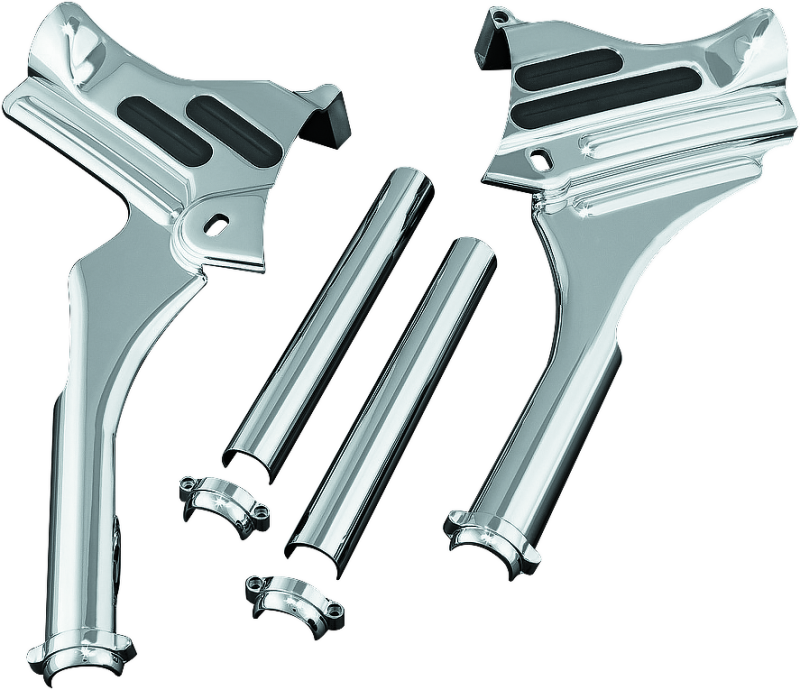 Kuryakyn Deluxe Neck Covers 95-07 Touring Models Chrome Kuryakyn Deluxe Neck Covers 95-07 Touring Models Chrome