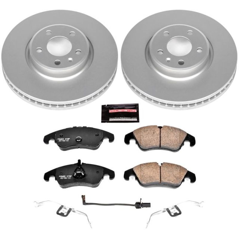 Power Stop 12-16 Audi A4 Front Z23 Evolution Sport Coated Brake Kit Power Stop 12-16 Audi A4 Front Z23 Evolution Sport Coated Brake Kit