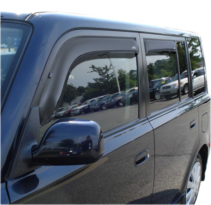 AVS 04-06 Scion XB Ventvisor In-Channel Front & Rear Window Deflectors 4pc - Smoke AVS 04-06 Scion XB Ventvisor In-Channel Front & Rear Window Deflectors 4pc - Smoke