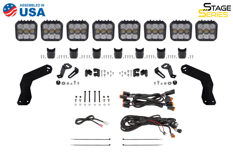 Diode Dynamics 17-24 Can-Am Maverick X3 Stage Series Roof Bracket Kit Diode Dynamics 17-24 Can-Am Maverick X3 Stage Series Roof Bracket Kit