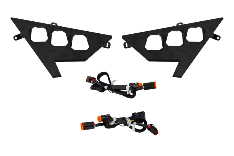 Diode Dynamics 20-Present Polaris RZR Headlight Wiring Harnesses and Brackets Only (Pair) Diode Dynamics 20-Present Polaris RZR Headlight Wiring Harnesses and Brackets Only (Pair)