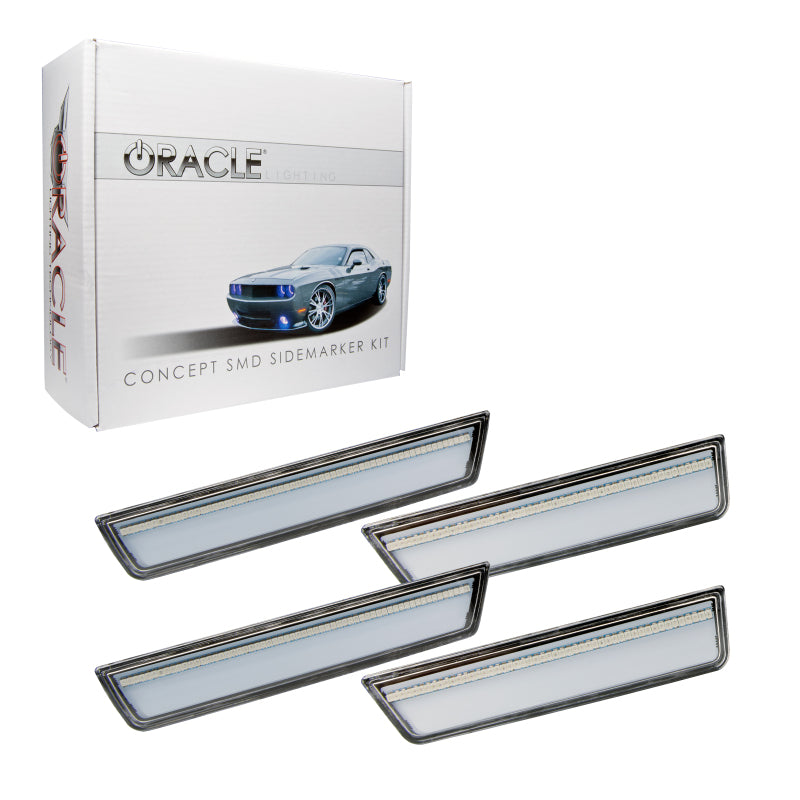 Oracle 08-14 Dodge Challenger Concept Sidemarker Set - Clear - No Paint SEE WARRANTY Oracle 08-14 Dodge Challenger Concept Sidemarker Set - Clear - No Paint SEE WARRANTY