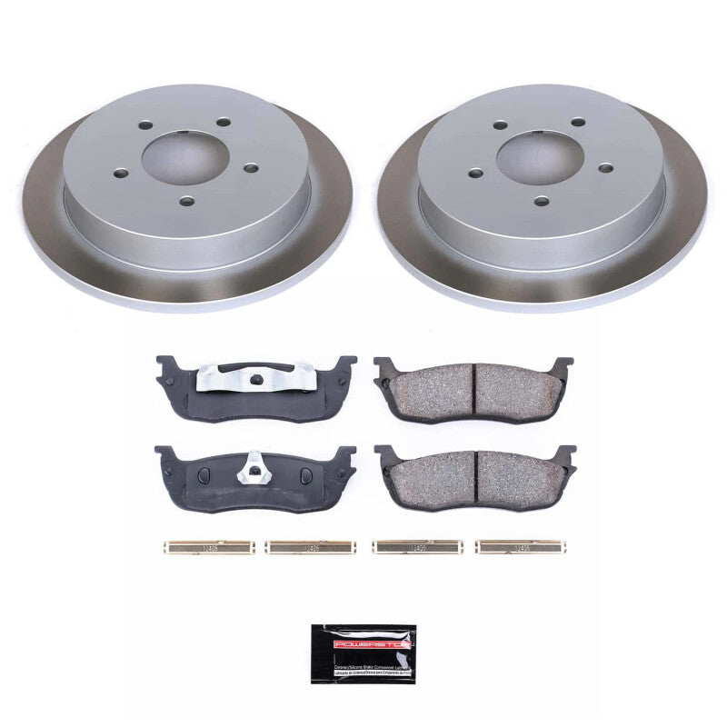 Power Stop 98-00 Lincoln Navigator Rear Semi-Coated Rotor Kit Power Stop 98-00 Lincoln Navigator Rear Semi-Coated Rotor Kit