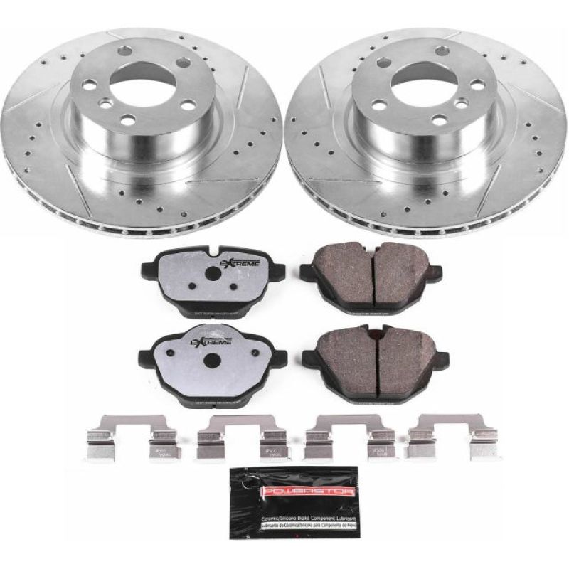 Power Stop 11-17 BMW X3 Rear Z26 Street Warrior Brake Kit Power Stop 11-17 BMW X3 Rear Z26 Street Warrior Brake Kit