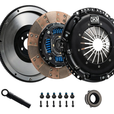 DKM Clutch BMW E34/E36/E39/E46/Z3 (6 Cyl) Ceramic Twin Disc MR Clutch w/Flywheel (650 ft/lbs Torque)