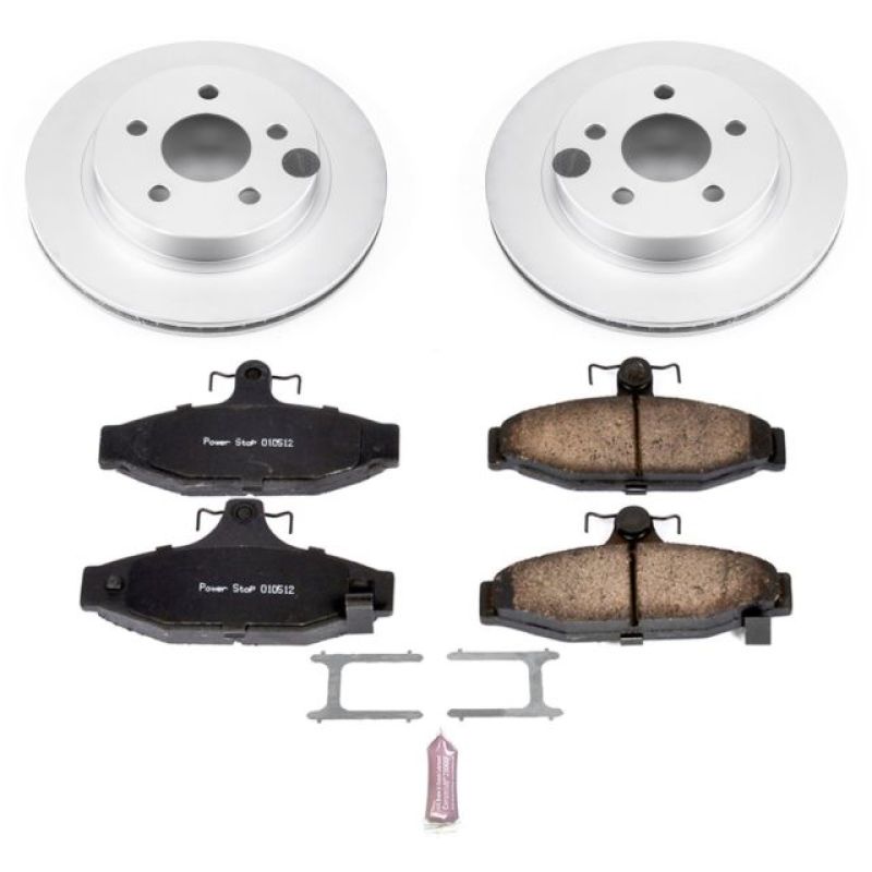 Power Stop 93-97 Chevrolet Camaro Rear Z17 Evolution Geomet Coated Brake Kit Power Stop 93-97 Chevrolet Camaro Rear Z17 Evolution Geomet Coated Brake Kit