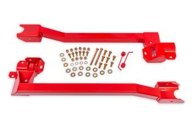 BMR 74-81 GM 2nd Gen F-Body Bolt-On Subframe Connectors - Red BMR 74-81 GM 2nd Gen F-Body Bolt-On Subframe Connectors - Red