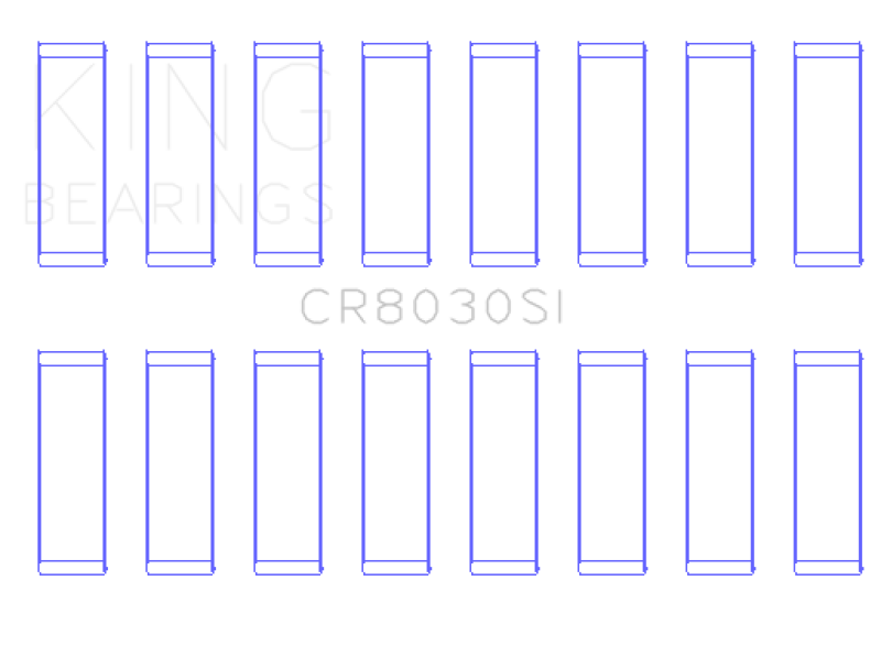 King Engine Bearings Chrysler Jeep V8 287 4.7L (Size +0.75mm) Connecting Rod Bearing Set King Engine Bearings Chrysler Jeep V8 287 4.7L (Size +0.75mm) Connecting Rod Bearing Set