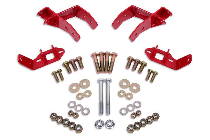 BMR 78-87 G-Body Coilover Conversion Kit Rear Non-adj Shock Mount w/o CAB - Red BMR 78-87 G-Body Coilover Conversion Kit Rear Non-adj Shock Mount w/o CAB - Red