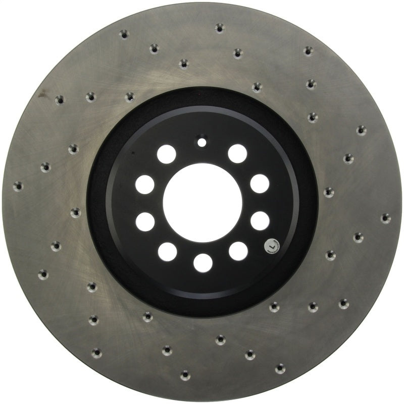 StopTech 04-06 Audi TT Quattro / 04 VW Golf R32 AWD Drilled Left Front Rotor StopTech 04-06 Audi TT Quattro / 04 VW Golf R32 AWD Drilled Left Front Rotor