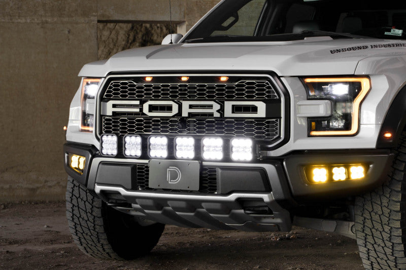 Diode Dynamics 17-20 Ford Raptor SS5 Grille CrossLink Lightbar Kit - Pro White Combo Diode Dynamics 17-20 Ford Raptor SS5 Grille CrossLink Lightbar Kit - Pro White Combo