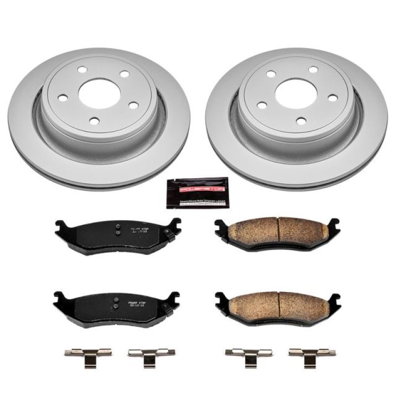 Power Stop 07-09 Chrysler Aspen Rear Z17 Evolution Geomet Coated Brake Kit Power Stop 07-09 Chrysler Aspen Rear Z17 Evolution Geomet Coated Brake Kit
