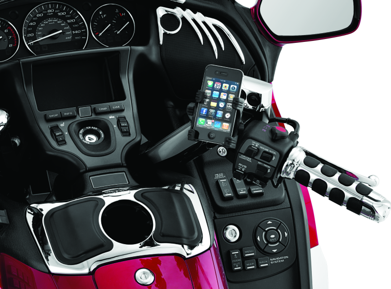 Kuryakyn Tech Connect Perch Mount Black Standard Kuryakyn Tech Connect Perch Mount Black Standard