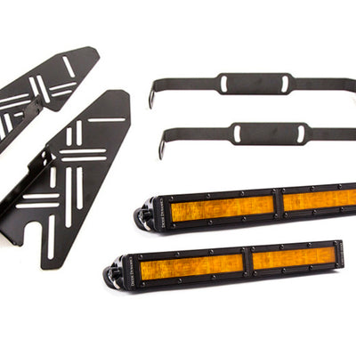Diode Dynamics 17-19 Ford Raptor SS Fog Kit 12.0 In - Amber Wide
