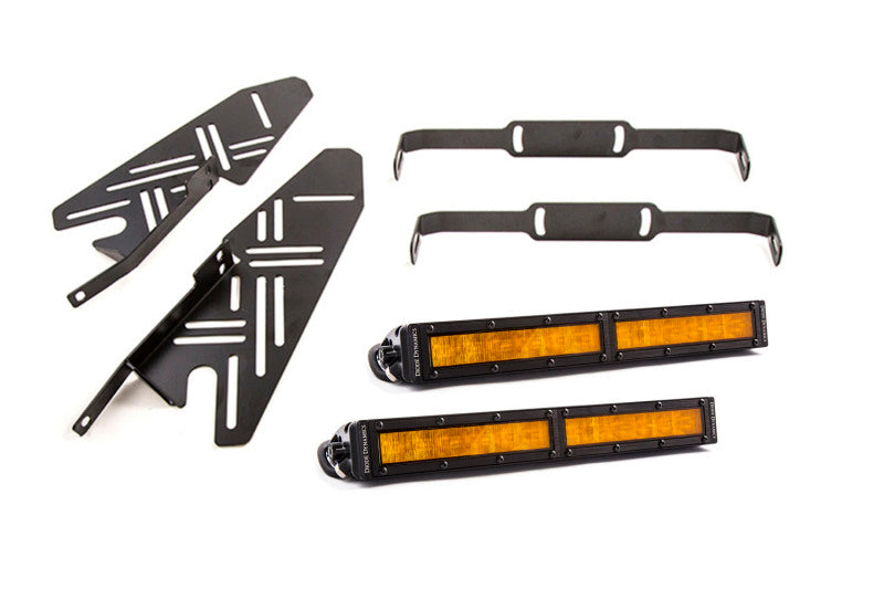 Diode Dynamics 17-19 Ford Raptor SS Fog Kit 12.0 In - Amber Wide Diode Dynamics 17-19 Ford Raptor SS Fog Kit 12.0 In - Amber Wide