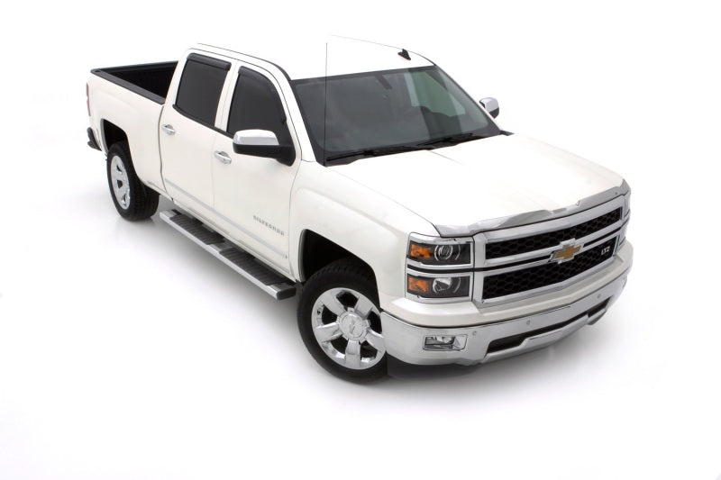 AVS 14-15 Chevy Silverado 1500 Aeroskin Low Profile Hood Shield - Chrome AVS 14-15 Chevy Silverado 1500 Aeroskin Low Profile Hood Shield - Chrome