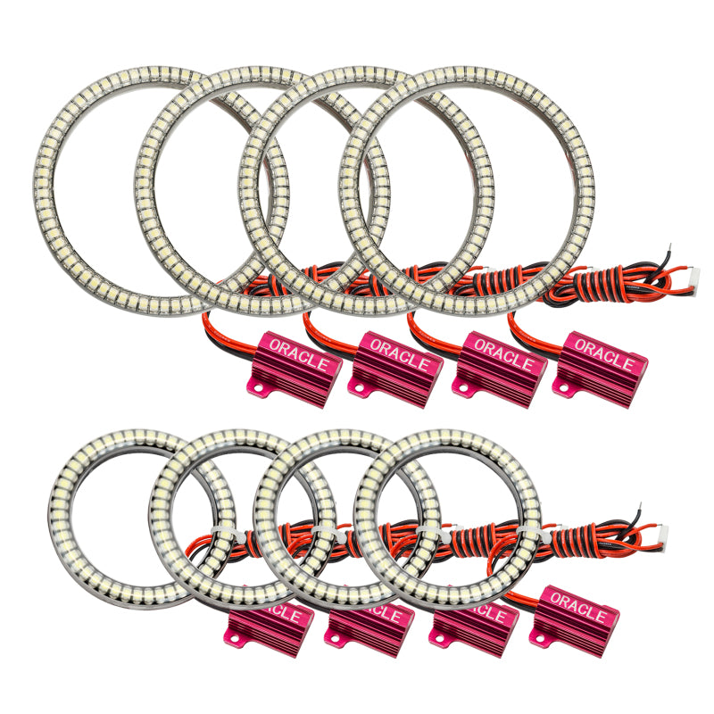 Oracle Vector Jeep Wrangler JK Grille LED Halo Kit - White Oracle Vector Jeep Wrangler JK Grille LED Halo Kit - White