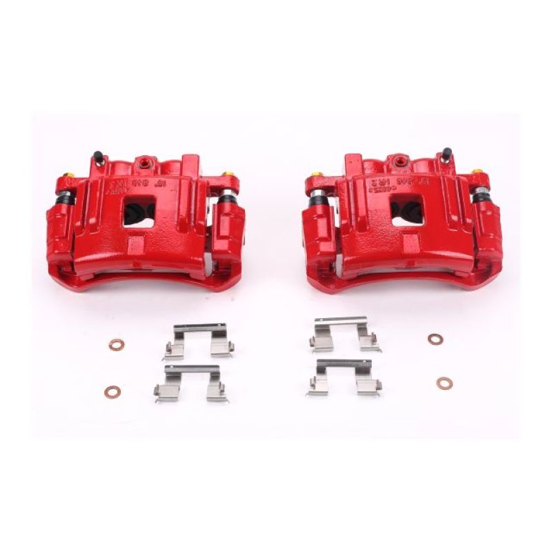 Power Stop 04-08 Chevrolet Colorado Front Red Calipers w/Brackets - Pair Power Stop 04-08 Chevrolet Colorado Front Red Calipers w/Brackets - Pair