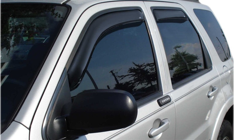 AVS 14-18 Jeep Cherokee Ventvisor In-Channel Front & Rear Window Deflectors 4pc - Smoke AVS 14-18 Jeep Cherokee Ventvisor In-Channel Front & Rear Window Deflectors 4pc - Smoke
