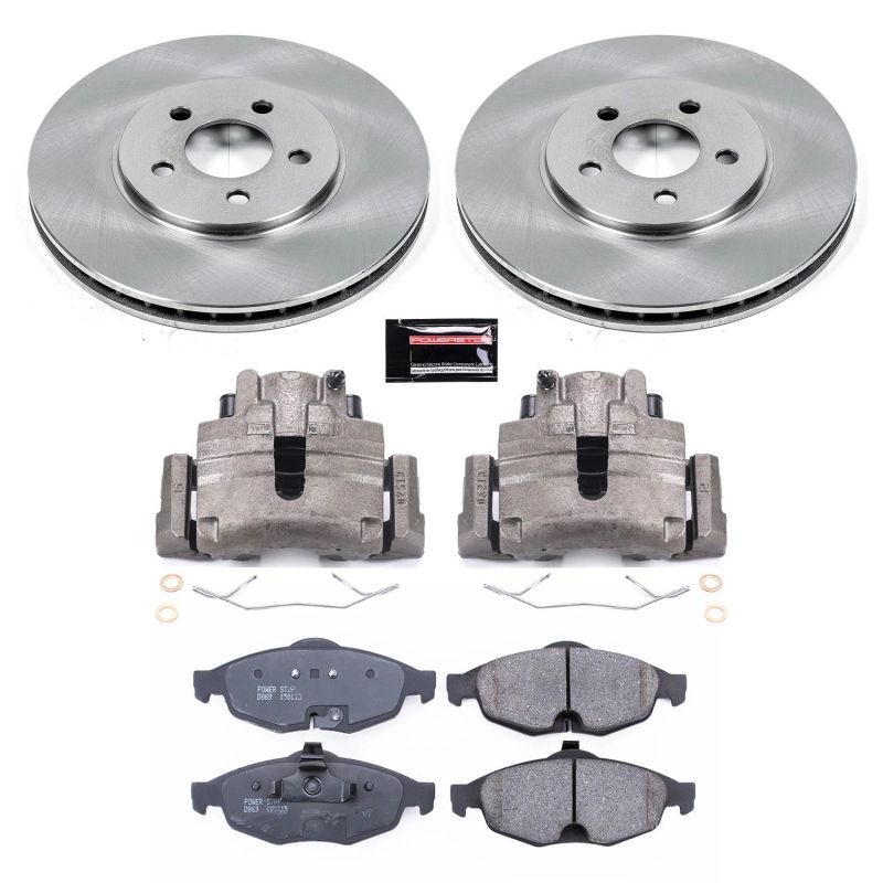 Power Stop 01-06 Chrysler Sebring Front Autospecialty Brake Kit w/Calipers Power Stop 01-06 Chrysler Sebring Front Autospecialty Brake Kit w/Calipers