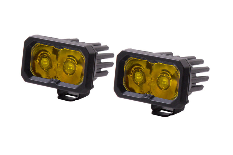 Diode Dynamics Stage Series 2 In LED Pod Pro - Yellow Spot Standard ABL (Pair) Diode Dynamics Stage Series 2 In LED Pod Pro - Yellow Spot Standard ABL (Pair)