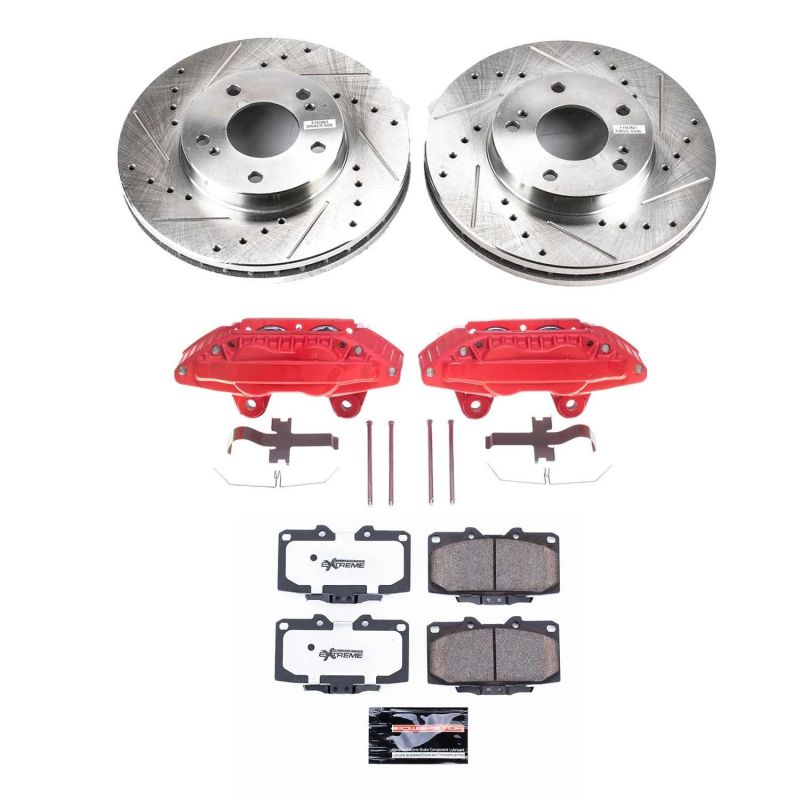 Power Stop 89-92 Nissan 300ZX Front Z26 Street Warrior Brake Kit w/Calipers Power Stop 89-92 Nissan 300ZX Front Z26 Street Warrior Brake Kit w/Calipers