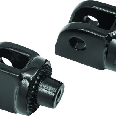 Kuryakyn Splined Adapter Mount Gloss Black