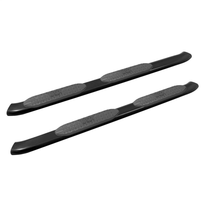 Westin 19-20 Chevrolet Silverado/GMC Sierra 1500 Double Cab PRO TRAXX 5 Oval Nerf Step Bars - Black Westin 19-20 Chevrolet Silverado/GMC Sierra 1500 Double Cab PRO TRAXX 5 Oval Nerf Step Bars - Black