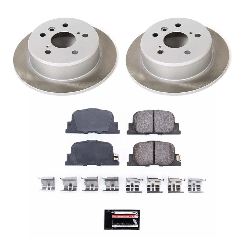 Power Stop 00-01 Toyota Camry Rear Semi-Coated Rotor Kit Power Stop 00-01 Toyota Camry Rear Semi-Coated Rotor Kit