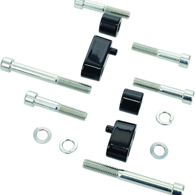 Kuryakyn Driver Floorboard Spacers 09-Up Touring Models Gloss Black