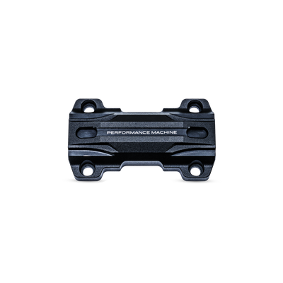 Performance Machine Phatbar & Riser Gauge Relocation Adapter - Black Ops