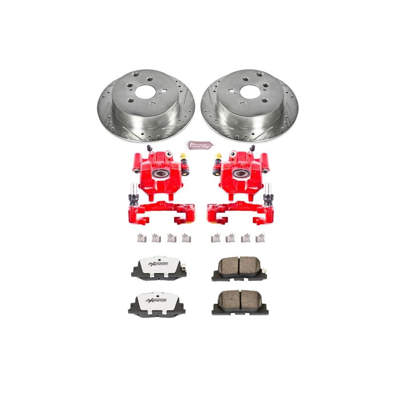Power Stop 05-10 Scion tC Rear Z26 Street Warrior Brake Kit w/Calipers Power Stop 05-10 Scion tC Rear Z26 Street Warrior Brake Kit w/Calipers