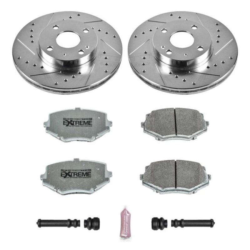 Power Stop 94-97 Mazda Miata Front Z26 Street Warrior Brake Kit Power Stop 94-97 Mazda Miata Front Z26 Street Warrior Brake Kit