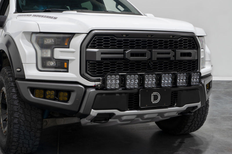 Diode Dynamics 17-20 Ford Raptor SS5 Grille CrossLink Lightbar Kit - Pro White Combo Diode Dynamics 17-20 Ford Raptor SS5 Grille CrossLink Lightbar Kit - Pro White Combo