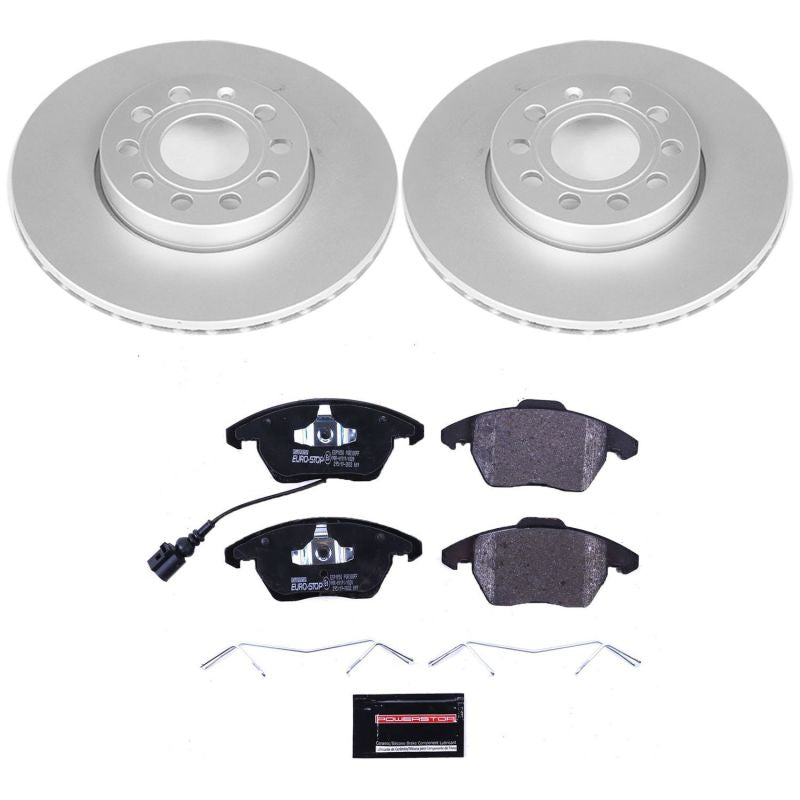 Power Stop 10-12 Audi A3 Front Euro-Stop Brake Kit Power Stop 10-12 Audi A3 Front Euro-Stop Brake Kit