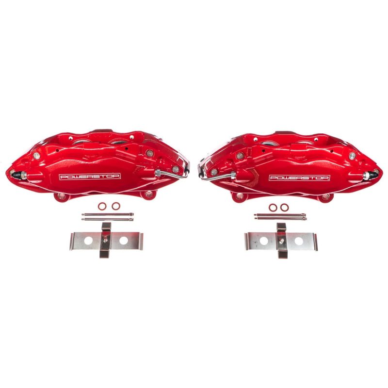 Power Stop 07-14 Ford Mustang Front Red Calipers w/o Brackets - Pair Power Stop 07-14 Ford Mustang Front Red Calipers w/o Brackets - Pair