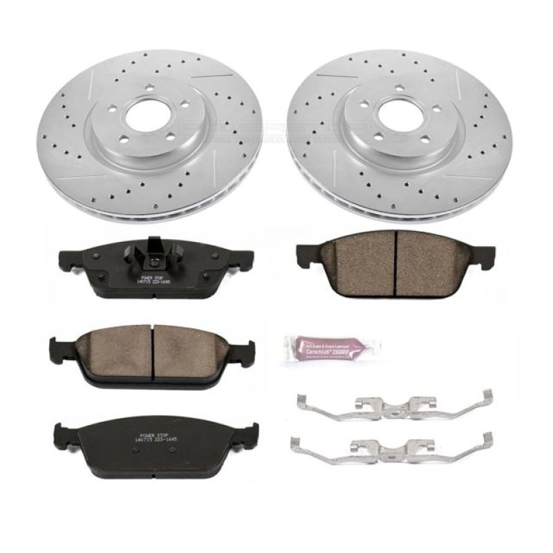 Power Stop 13-19 Ford Escape Front Z23 Evolution Sport Brake Kit Power Stop 13-19 Ford Escape Front Z23 Evolution Sport Brake Kit