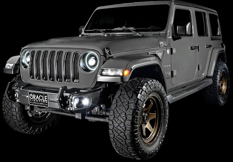 Oracle Jeep Wrangler JL Smoked Lens LED Front Sidemarkers SEE WARRANTY Oracle Jeep Wrangler JL Smoked Lens LED Front Sidemarkers SEE WARRANTY