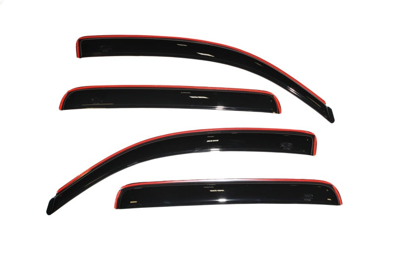 AVS 05-15 Toyota Tacoma Double Cab Ventvisor In-Channel Front & Rear Window Deflectors 4pc - Smoke AVS 05-15 Toyota Tacoma Double Cab Ventvisor In-Channel Front & Rear Window Deflectors 4pc - Smoke